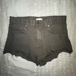 H&M Army Green Short Shorts